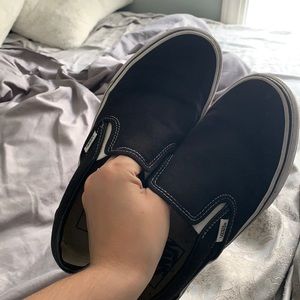 Black Slip On Vans - Great condition